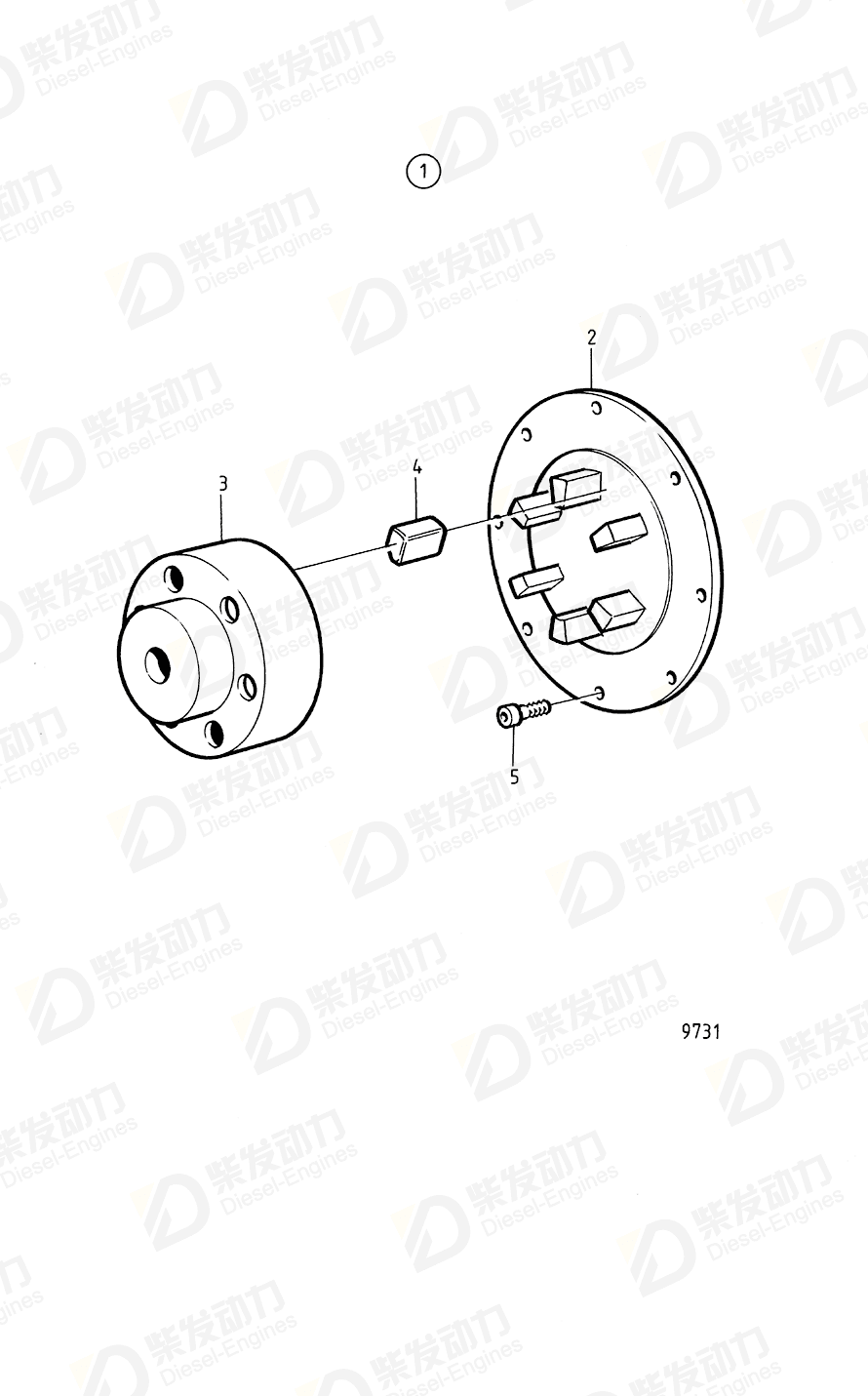 volvo penta Hex. socket screw 956614 Drawing volvo penta Hex. socket screw 956614 Drawing